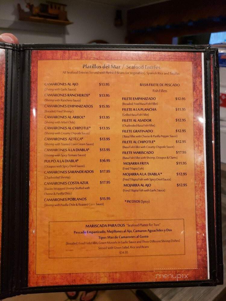 Salsas Restaurant - Cathedral City, CA menu_pic