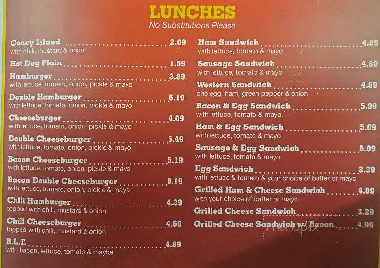 J & J Coney Island III - Detroit, MI menu_pic