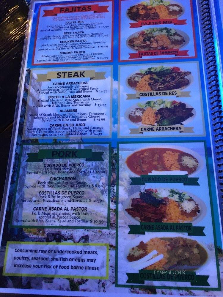 Mi Tierra Bonita - East St. Louis, IL menu_pic