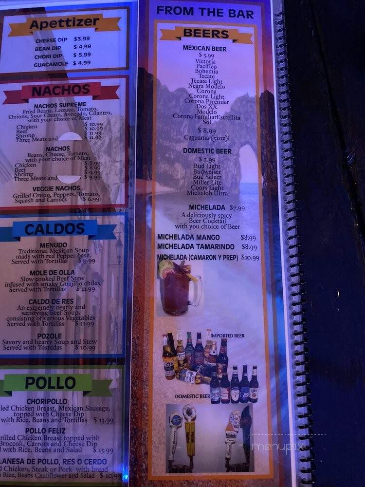 Mi Tierra Bonita - East St. Louis, IL menu_pic
