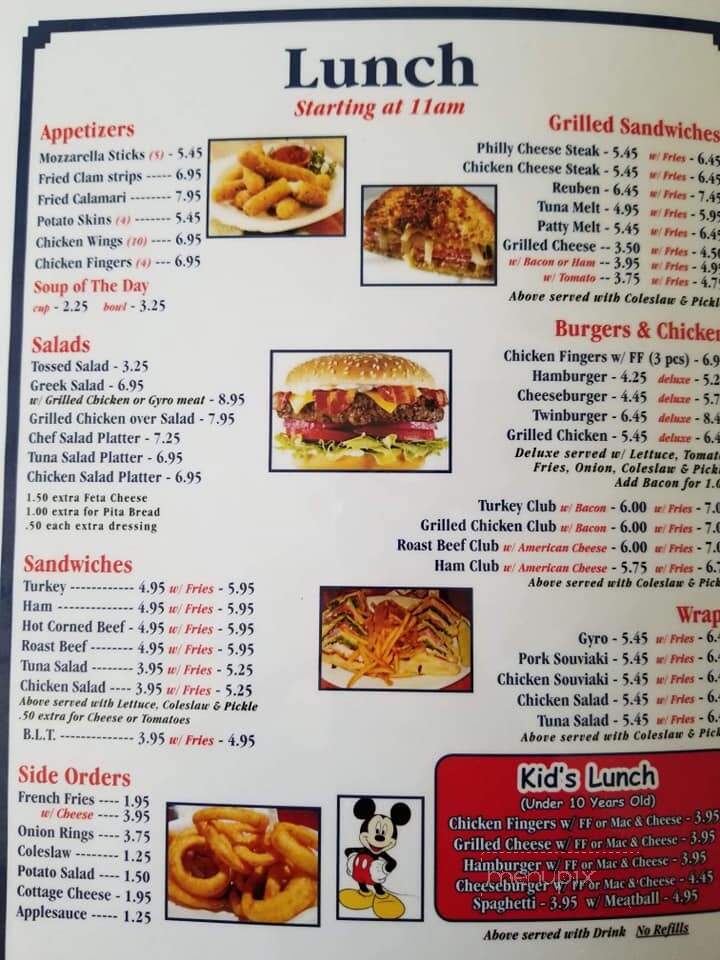 Niko's Grill - Hudson, FL menu_pic