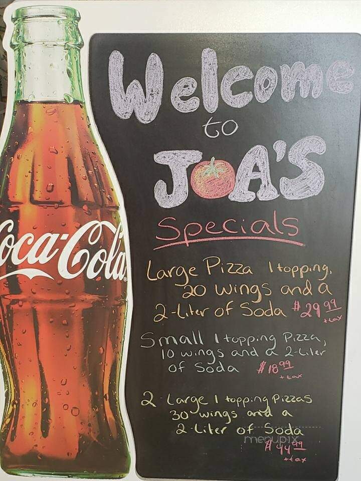 Joa's Pizza - Constantia, NY menu_pic