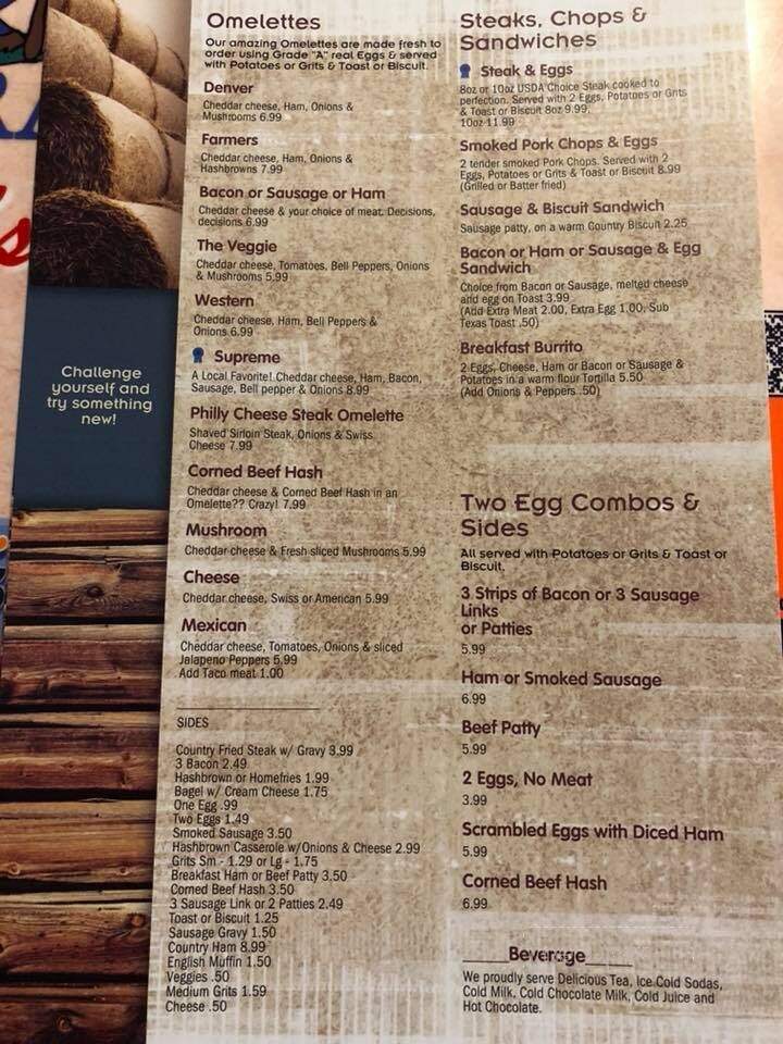 Greg's Haystax Restaurant - Umatilla, FL menu_pic