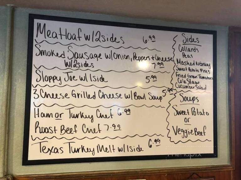 Greg's Haystax Restaurant - Umatilla, FL menu_pic