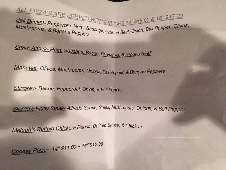 Salt Creek Restaurant - Suwannee, FL menu_pic