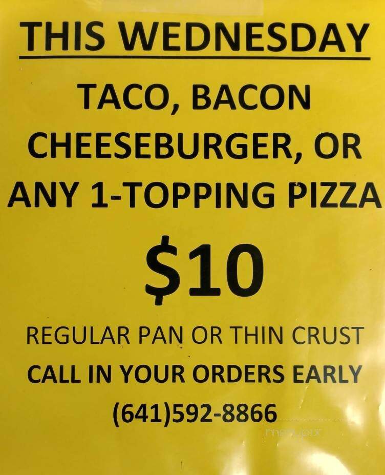 Don's Motor Mart - Lake Mills, IA menu_pic