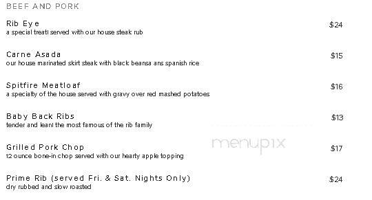 Main Street Grill - Norwood, NC menu_pic