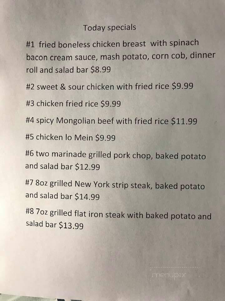 AJ 's Steak & Pasta - Idabel, OK menu_pic