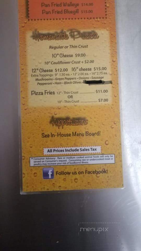 Preuss's Pub - Arbor Vitae, WI menu_pic