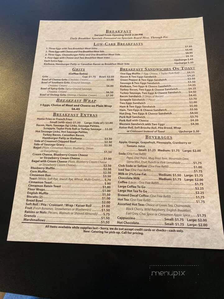 Cafe Madison Holland - Holland, PA menu_pic