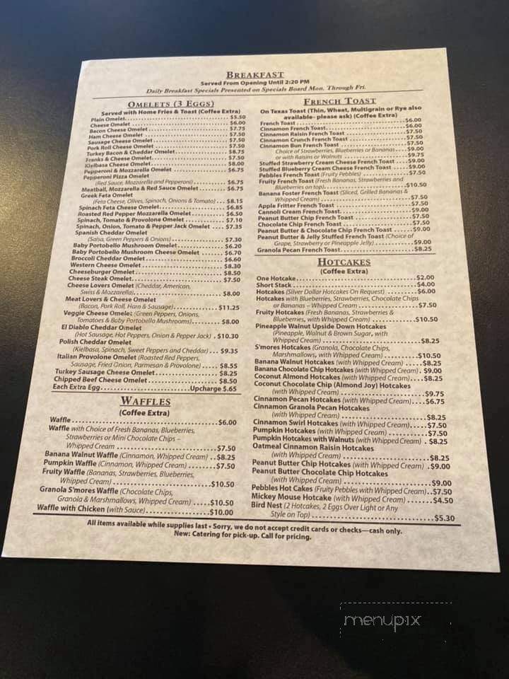 Cafe Madison Holland - Holland, PA menu_pic