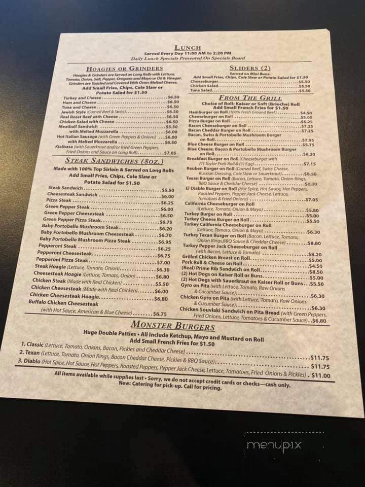 Cafe Madison Holland - Holland, PA menu_pic
