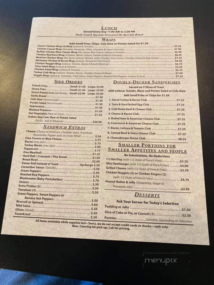 Cafe Madison Holland - Holland, PA menu_pic