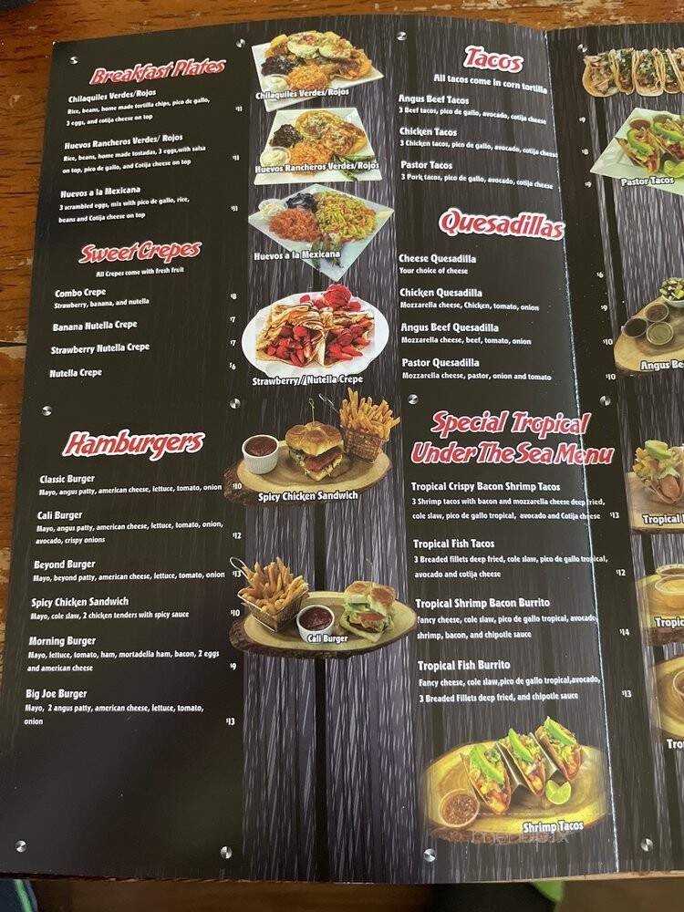 Big Joe's Kitchen - Los Angeles, CA menu_pic