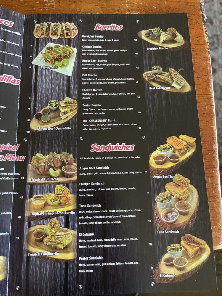 Big Joe's Kitchen - Los Angeles, CA menu_pic