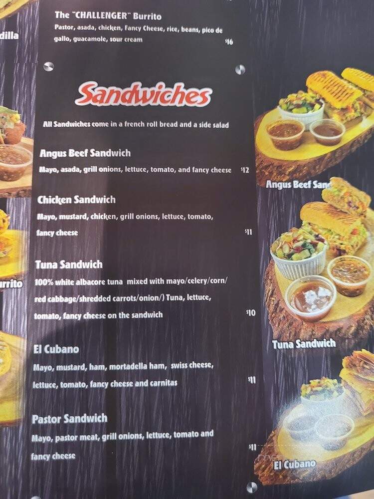 Big Joe's Kitchen - Los Angeles, CA menu_pic