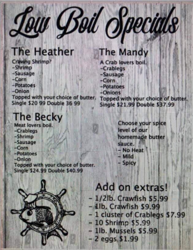 Pier 6 Seafood & Steak House - Macclenny, FL menu_pic