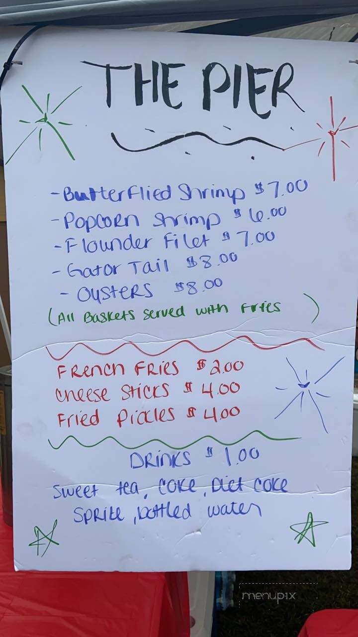 Pier 6 Seafood & Steak House - Macclenny, FL menu_pic