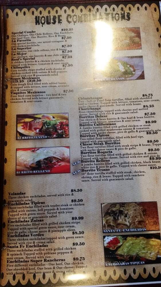 El Pueblo - Walterboro, SC menu_pic