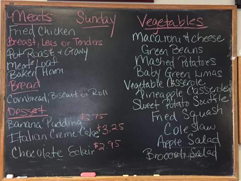 Kountry Kupboard - Walhalla, SC menu_pic