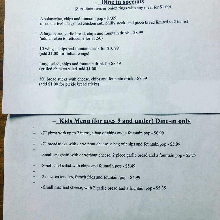 Giovanni's Mexican-Italian - Wellston, OH menu_pic
