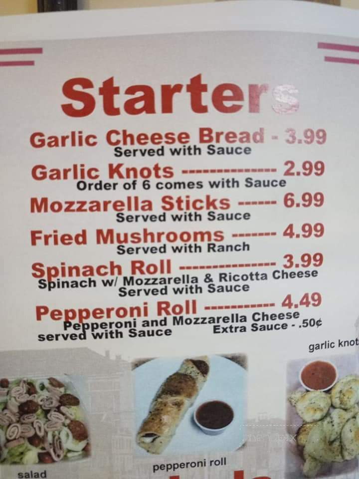 Schiano Pizza - Crystal River, FL menu_pic