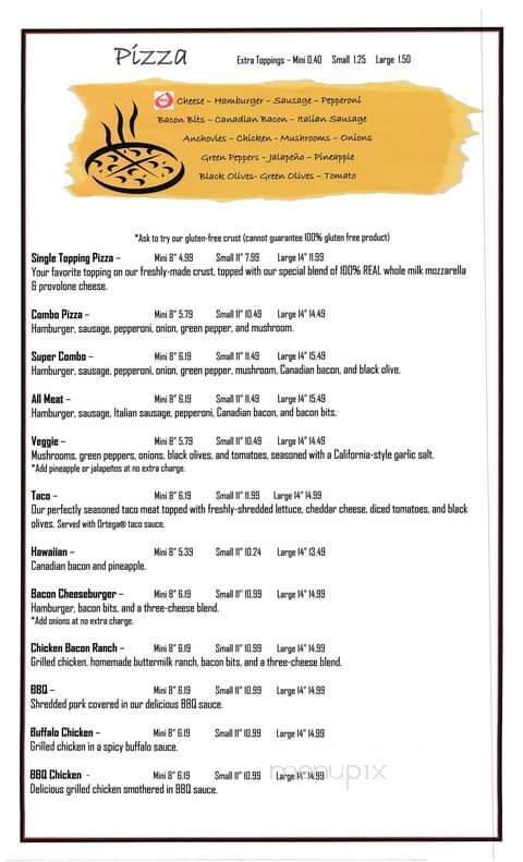 Pizza Time - Ottawa, KS menu_pic