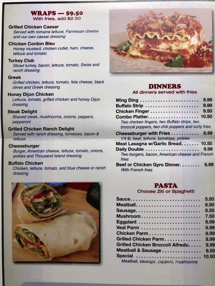 Harry's Famous Pizza - Douglas, MA menu_pic