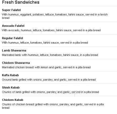 Sunrise Deli-Lybba - Hibbing, MN menu_pic