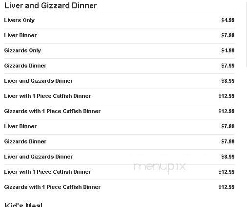 Duke's Wings And Seafood - Calhoun, GA menu_pic