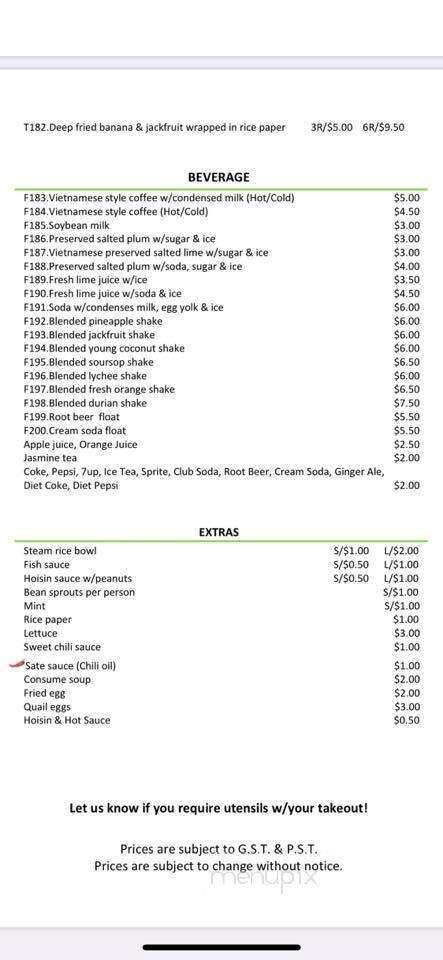 TH Dang Restaurant - Winnipeg, MB