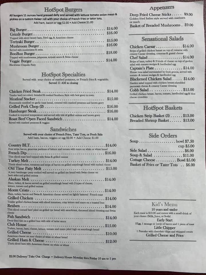 Hotspot Cafe - Fairbanks, AK menu_pic