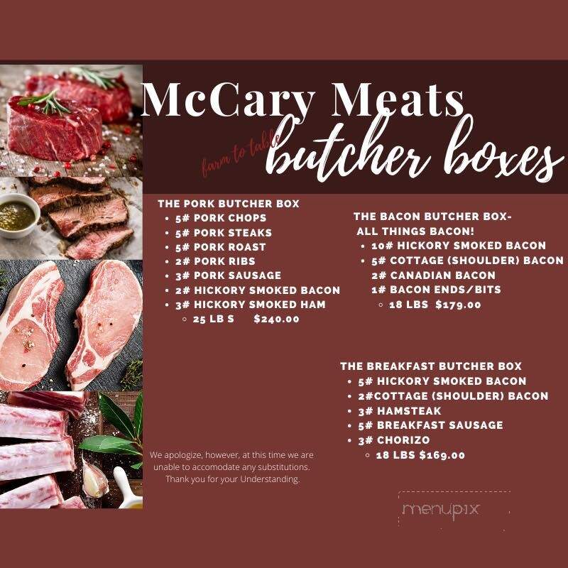 McCary Meats - Basin City, WA