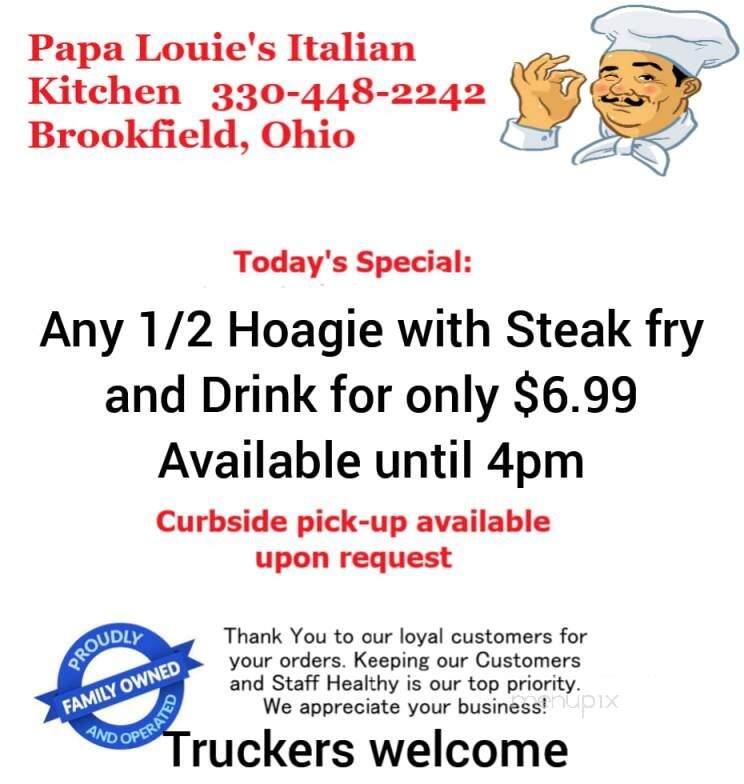 Papa Louie's Italian Kitchen - Brookfield, OH