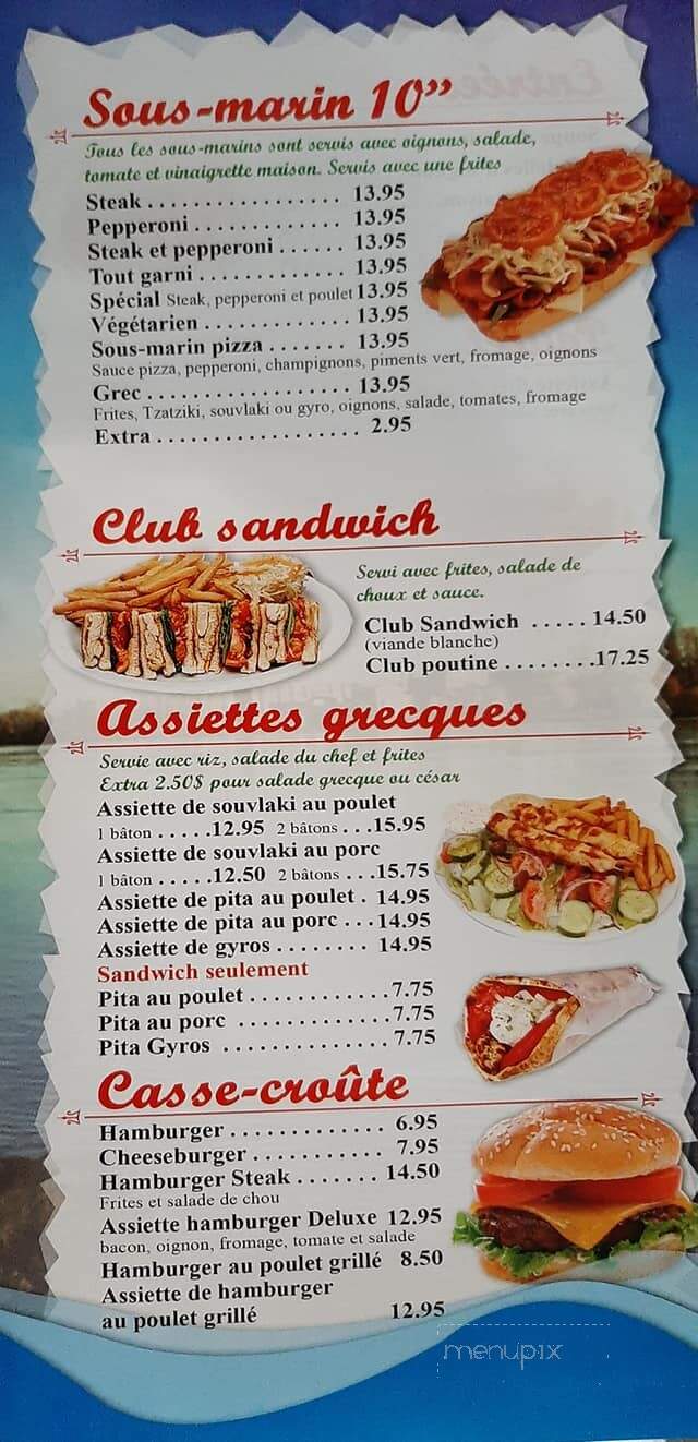 Bellarive Pizzeria Restaurant - Salaberry-De-Valleyfield, QC menu_pic