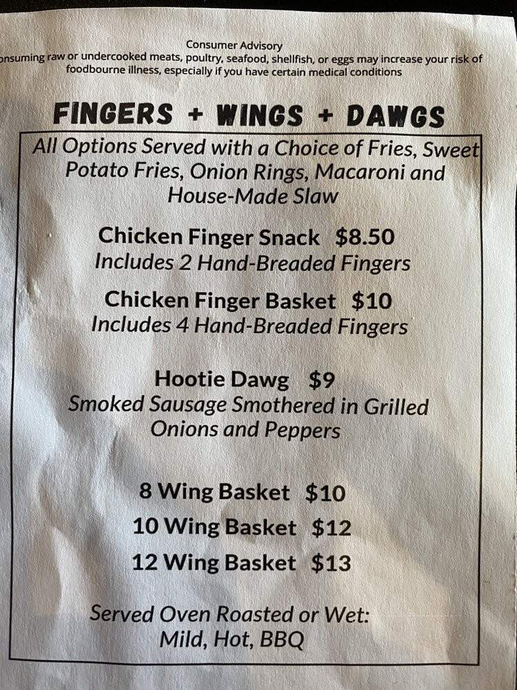 The Downtown Chief - Gadsden, AL menu_pic