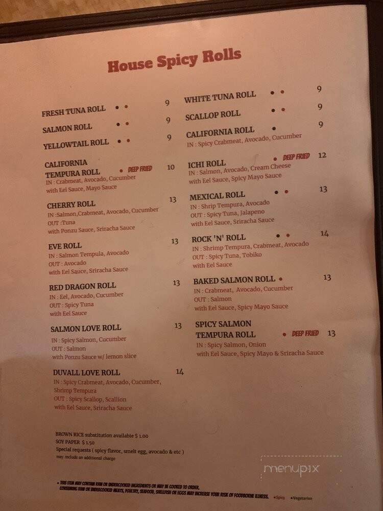 Best Teriyaki & Sushi - Duvall, WA menu_pic