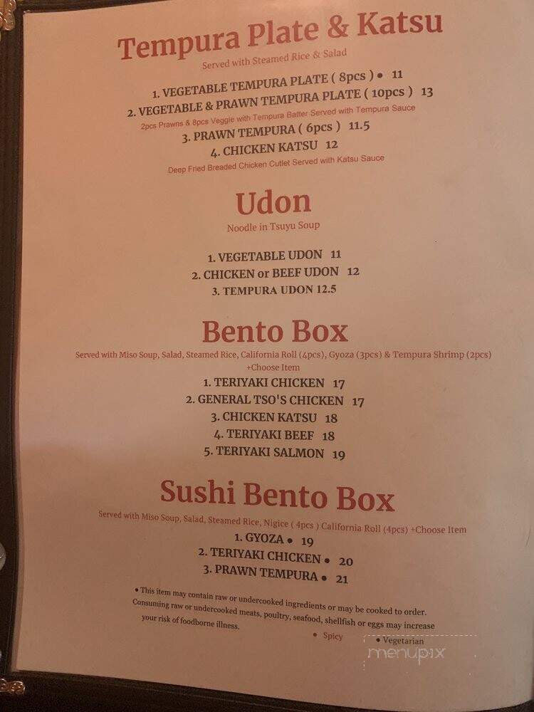 Best Teriyaki & Sushi - Duvall, WA menu_pic