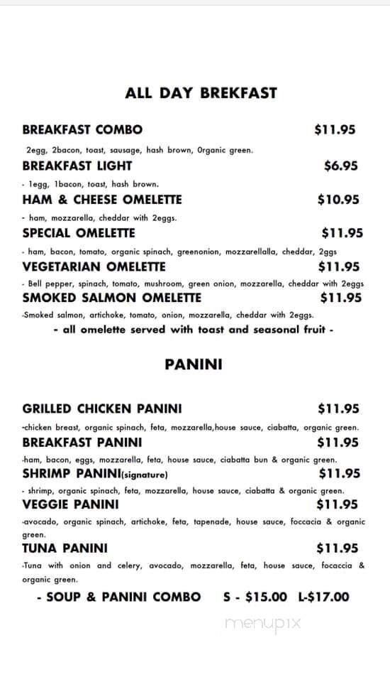 Bistro Little Beetle - Chilliwack, BC menu_pic