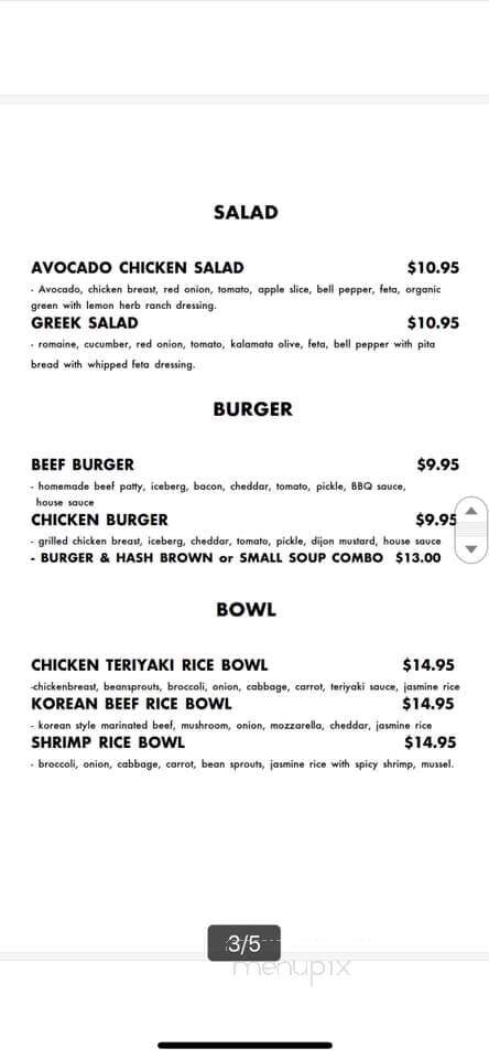 Bistro Little Beetle - Chilliwack, BC menu_pic