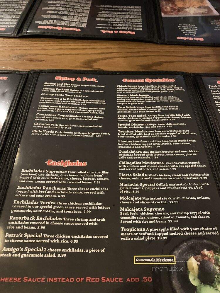 El Parian - Pine Bluff, AR menu_pic