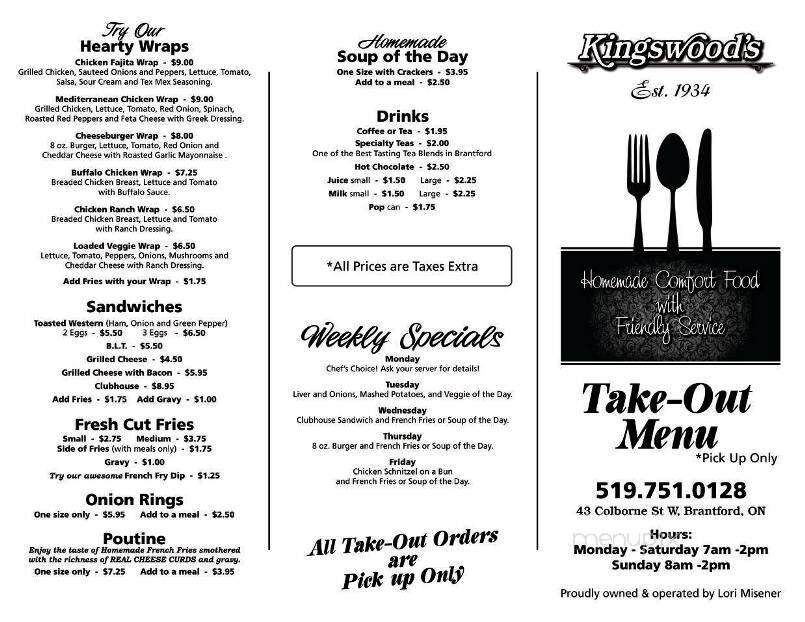 Kingswood Restaurants - Brantford, ON