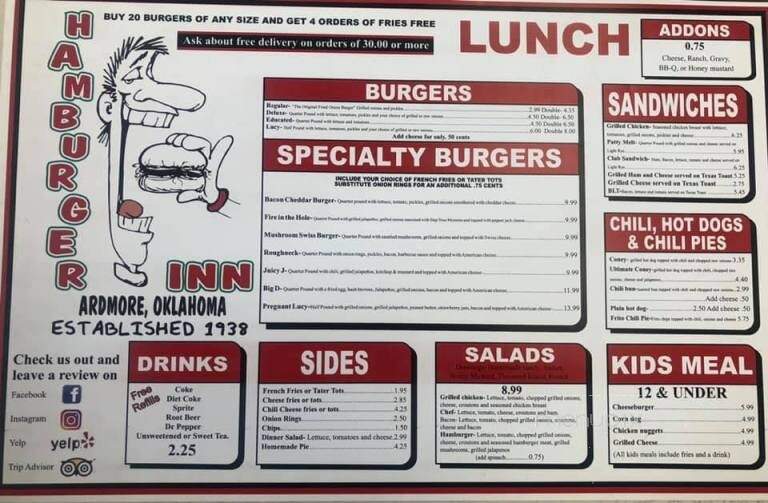 Hamburger Inn - Ardmore, OK