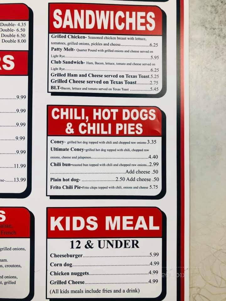 Hamburger Inn - Ardmore, OK menu_pic