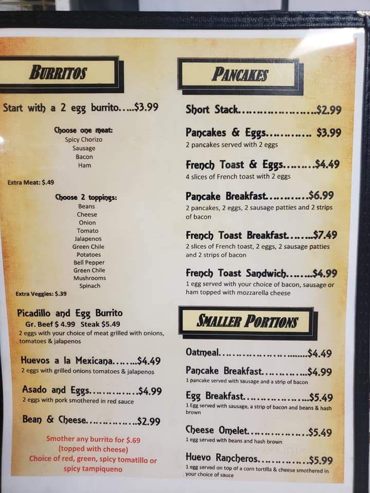 Amigos Mexican Restaurant - Roswell, NM menu_pic
