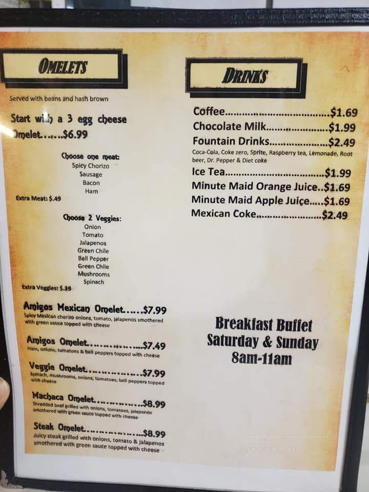 Amigos Mexican Restaurant - Roswell, NM menu_pic