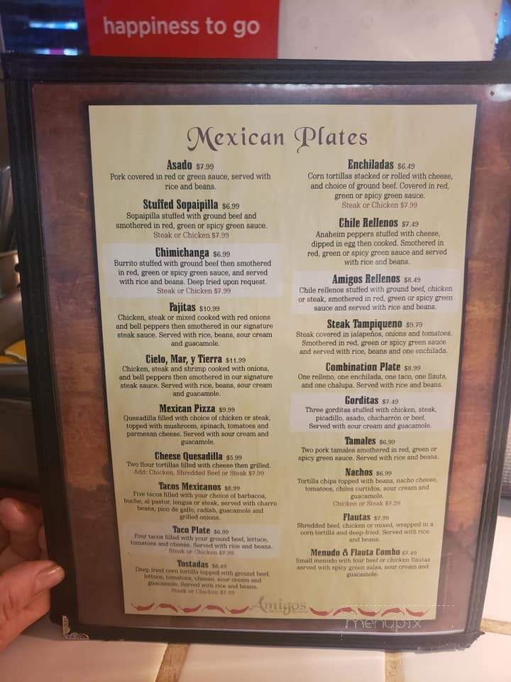 Amigos Mexican Restaurant - Roswell, NM menu_pic