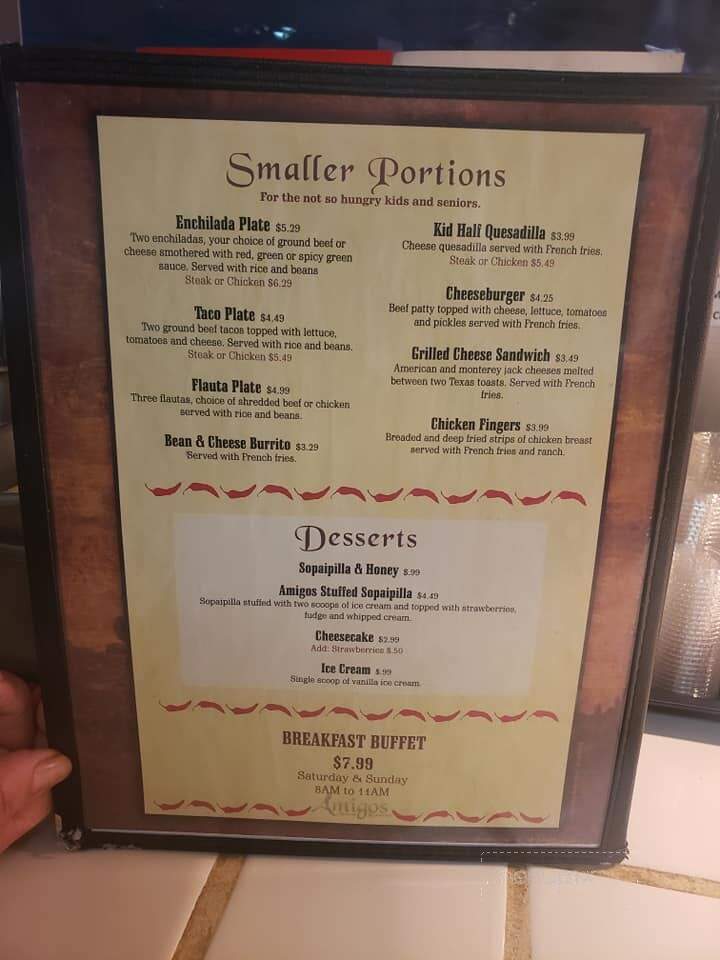 Amigos Mexican Restaurant - Roswell, NM menu_pic