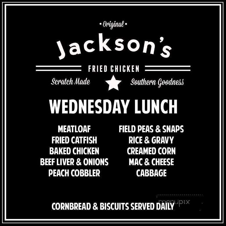 Jackson Fried Chicken - Camden, AL menu_pic