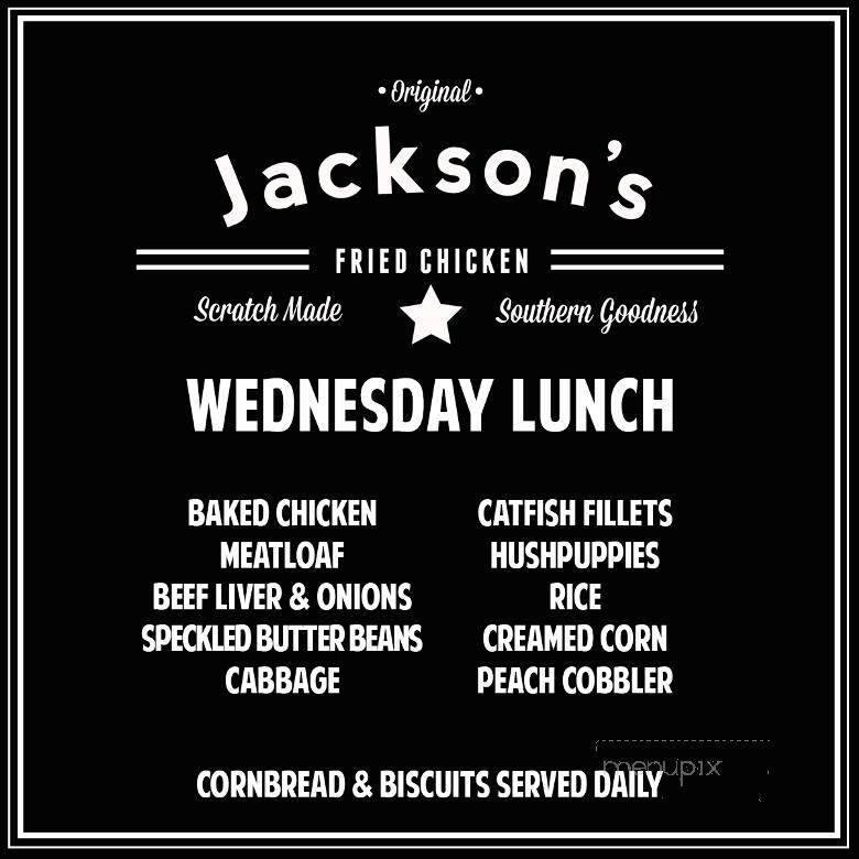 Jackson Fried Chicken - Camden, AL menu_pic